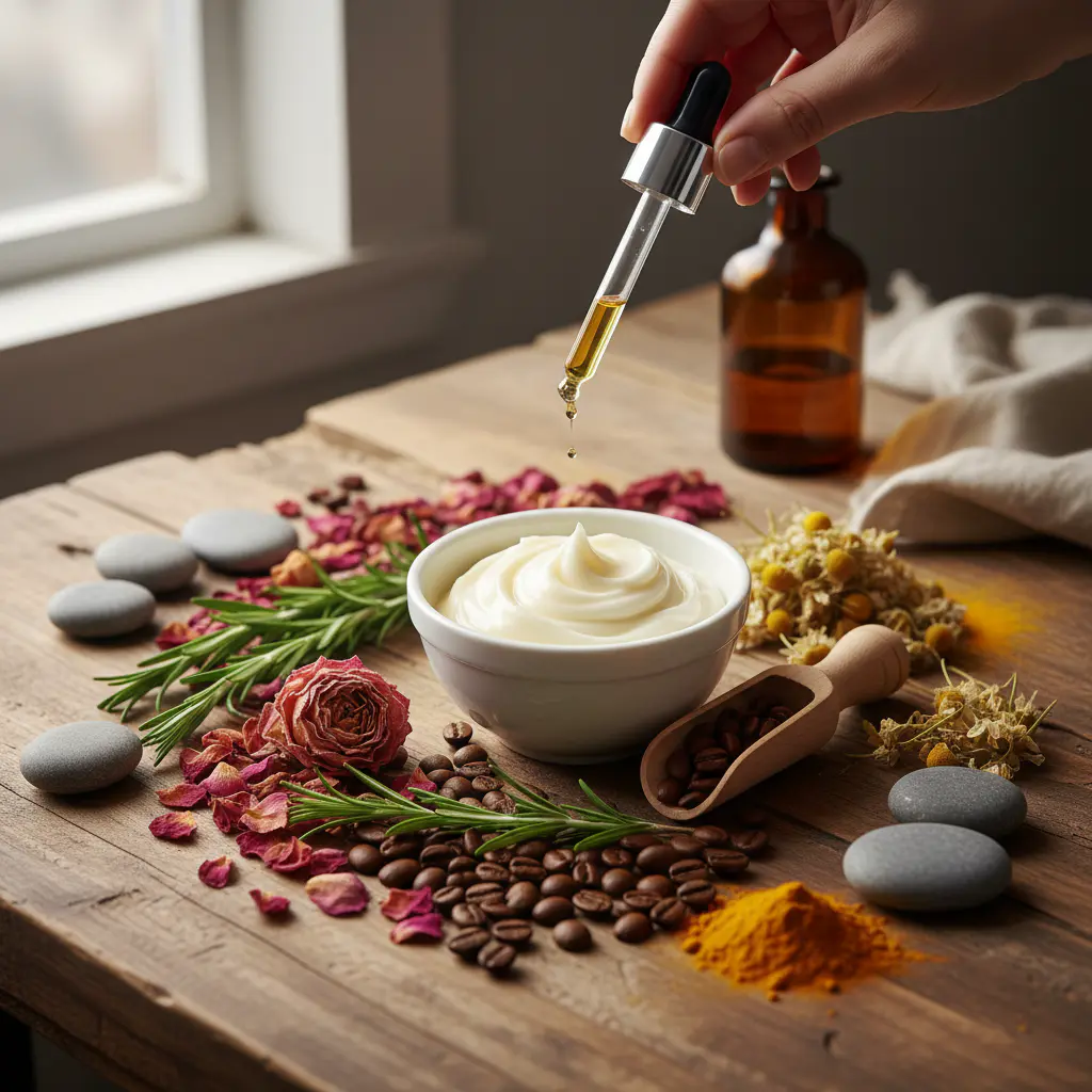 Natural ingredients arrangement