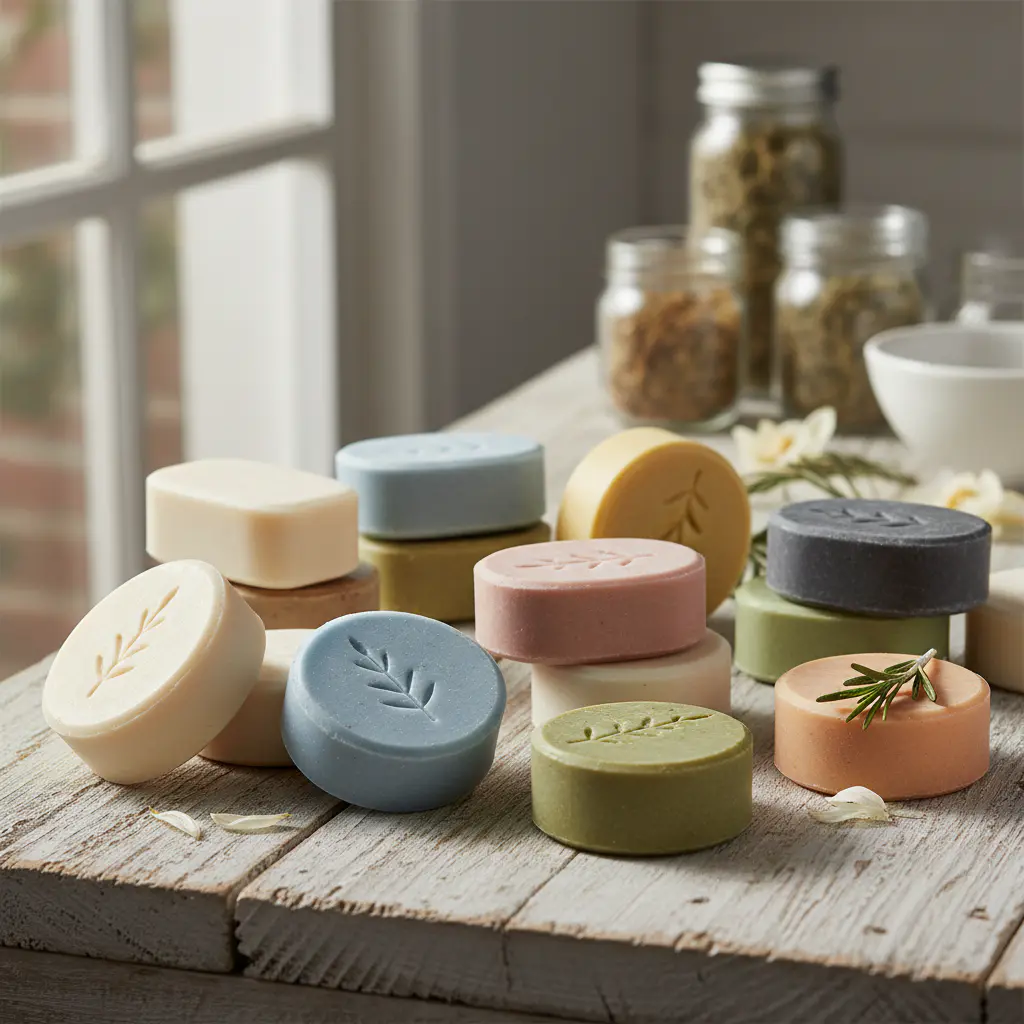 Assortment of solid cleaning bars
